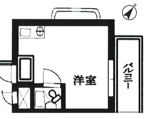 東京都渋谷区本町4【マンション】の間取り