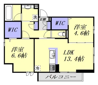 広島県安芸郡府中町鶴江1【アパート】の間取り