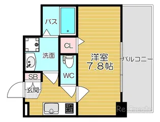 大阪府大阪市東成区玉津2【マンション】の間取り