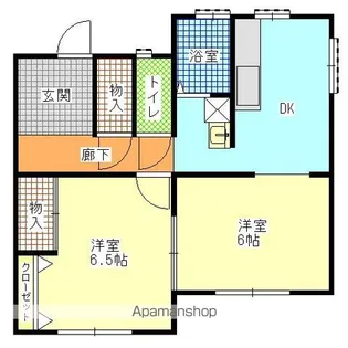 パルシェ【1階】の間取り