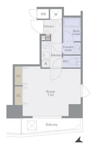東京都品川区西五反田7【マンション】の間取り