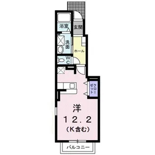 山口県周南市新堤町【アパート】の間取り
