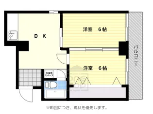 サンビラ大手前【6階】の間取り
