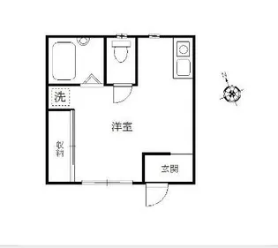 カーサカメーリア【1階】の間取り