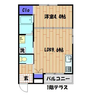 フェリオ緑ヶ丘【4階】の間取り
