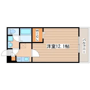 リブリ・北仙台はやま【2階】の間取り