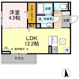フォーチューン【1階】の間取り