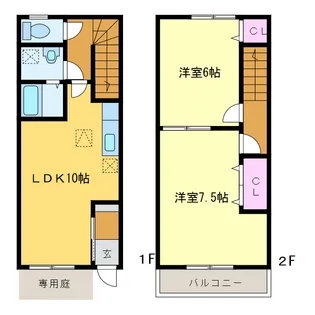 静岡県浜松市浜名区新原【一戸建】の間取り