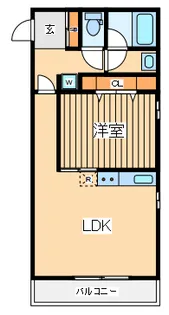 メルベーユ梶ヶ谷【1階】の間取り