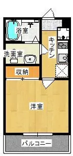 アヴェンタドール【2階】の間取り