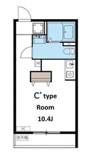 Mー1 Tokyo 鵜の木【3階】の間取り