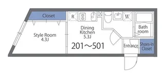 東京都墨田区八広4【マンション】の間取り