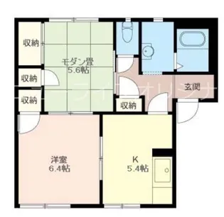 メゾンルミエール【1階】の間取り