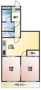 エクセレンス原A【2階】の間取り