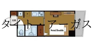 東京都渋谷区初台2【マンション】の間取り