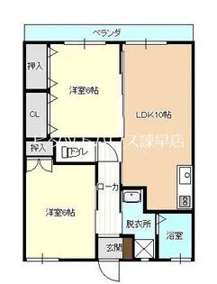 ノアハイツ【5階】の間取り