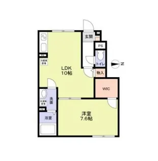 ベリエ花小金井【1階】の間取り