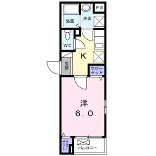ピアカーノ【1階】の間取り