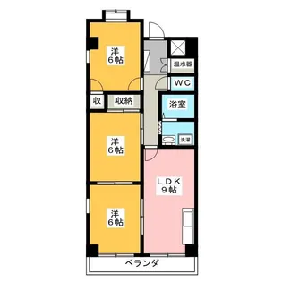ファミールうすずみ【3階】の間取り