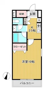 ルーチェ東白楽【3階】の間取り