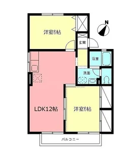コーポ藤【2階】の間取り