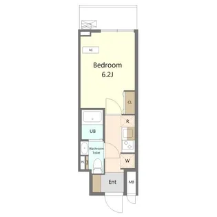 Alivis船橋East.West【11階】の間取り