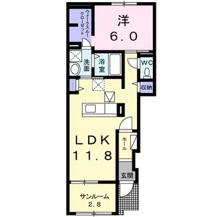 フォーリストIII【1階】の間取り