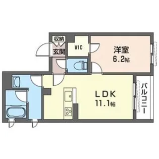 グレースリウム【3階】の間取り