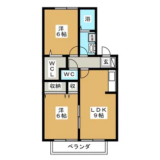 ラミューズ【1階】の間取り