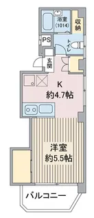 東京都豊島区雑司が谷1【マンション】の間取り