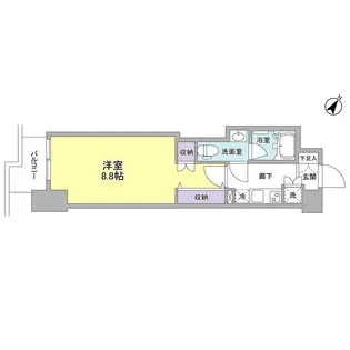 東京都渋谷区西原1【マンション】の間取り