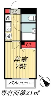 千葉県浦安市富士見5【マンション】の間取り