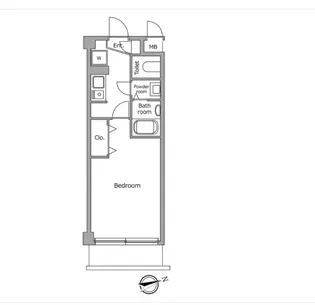 レジディア本郷菊坂プレイス【4階】の間取り