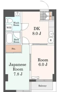 ノアール【6階】の間取り