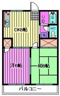 ハイツM【1階】の間取り