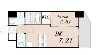 セレニテ江坂アリア【7階】の間取り