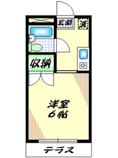 雪見坂ハイム【1階】の間取り