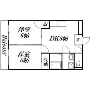 静岡県浜松市中央区砂山町【マンション】の間取り
