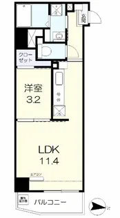 岡山県岡山市北区西古松2【マンション】の間取り