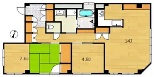 柏木ビル【2階】の間取り