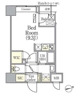 CREATIF中野【3階】の間取り