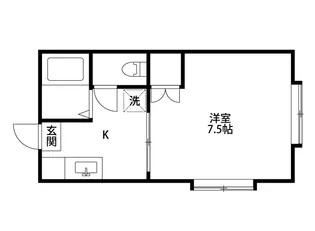 グリーンハウス・シマ【2階】の間取り