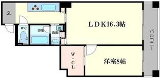 ブラービ南船場【3階】の間取り