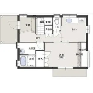 栃木県栃木市大平町下皆川【一戸建】の間取り