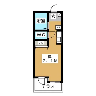 ブライトステージ高円寺【1階】の間取り