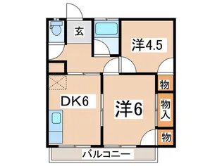 谷ビル7【3階】の間取り