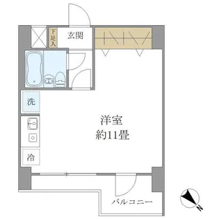 プラス・ワン横浜【7階】の間取り