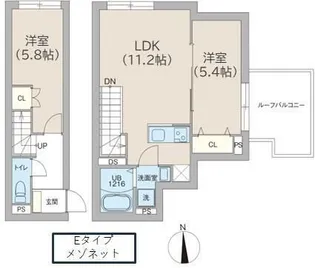 レピュア高円寺レジデンスの間取り