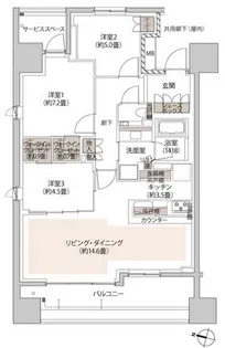 ザ・パークハウス本郷【6階】の間取り