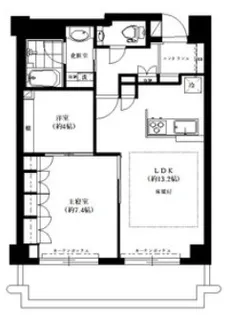 ピアースコード代々木参宮橋【3階】の間取り